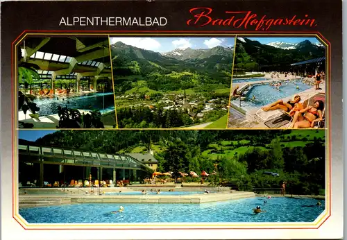 8076 - Salzburg - Bad Hofgastein , Alpenthermalbad , Mehrbildkarte - gelaufen 1980