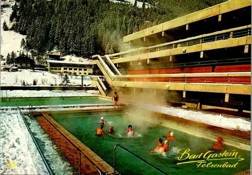 8079 - Salzburg - Bad Gastein an der Tauernbahn , Felsenbad - gelaufen 1983