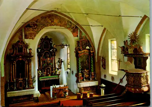 8095 - Salzburg - Krimml , Pfarrkirche , Innenansicht , Oberpinzgau - nicht gelaufen