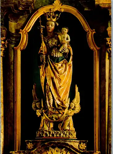 8096 - Salzburg - Krimml , Spätgotische Madonna in der Pfarrkirche - nicht gelaufen