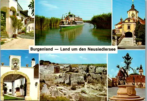 8104 - Burgenland - Mörbisch , Neusiedlersee , Eisenstadt , Oslip , Rust , Mehrbildkarte , St. Margarethen , Brunnen - nicht gelaufen