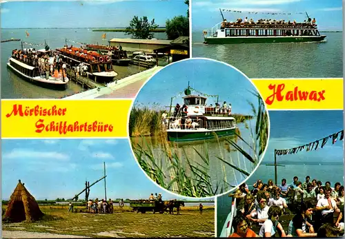 8114 - Burgenland - Mörbisch Schifffahrtsbüro Halwax , Mehrbildkarte - nicht gelaufen