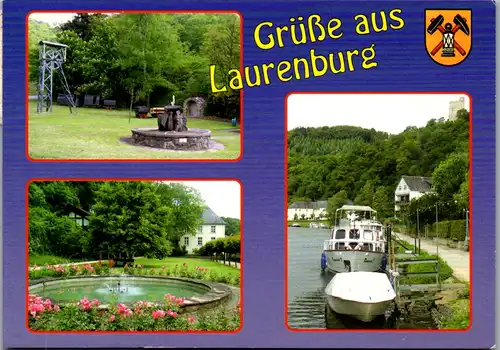 8116 - Deutschland - Laurenburg , Burg Laurenburg , Heimatverein im Lahntal - gelaufen 2009