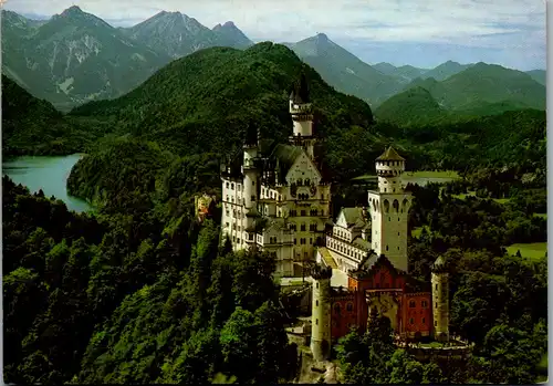 8135 - Deutschland - Schwangau , Schloß Neuschwanstein - nicht gelaufen