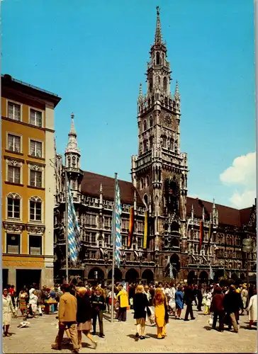 8139 - Deutschland - München , Marienplatz und Rathaus - nicht gelaufen