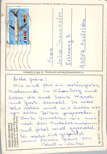 8173 - Deutschland - Nürnberg , Heilig Geist Spital - gelaufen 1998