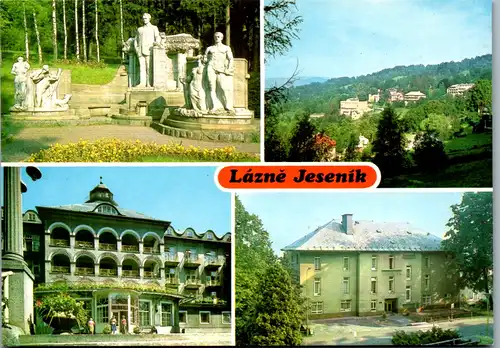 8179 - Tschechische Republik - Lázne Jeseník , Mehrbildkarte - nicht gelaufen