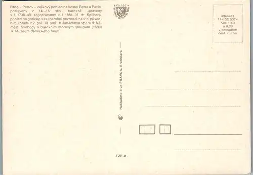 8195 - Tschechische Republik - Brno , Brünn , Mehrbildkarte - nicht gelaufen