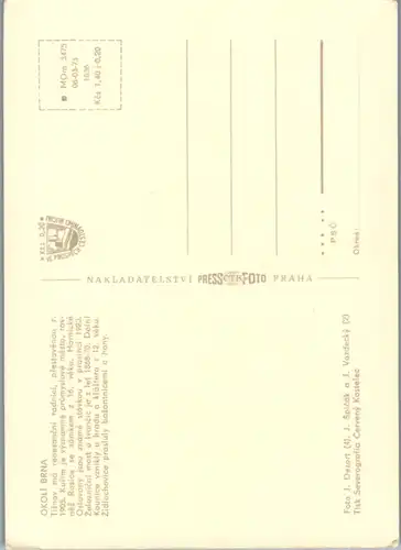8198 - Tschechische Republik - Brno , Brünn , Okoli Brna , Mehrbildkarte - nicht gelaufen