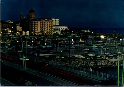 8234 - Frankreich - Saint Raphael , Cote d' Azur , Le Port la nuit - gelaufen 1966