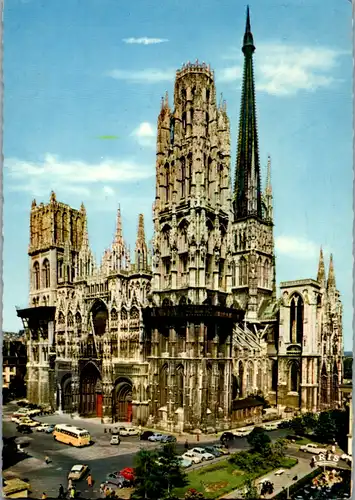 8237 - Frankreich - Rouen , La Cathédrale - gelaufen