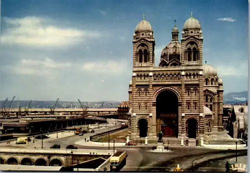 8246 - Frankreich - Marseille , Provence , La Cathédrale et les Quais de la Joliette - nicht gelaufen