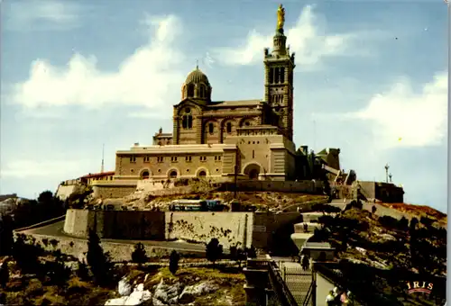 8255 - Frankreich - Marseille , Notre Dame de la Garde , Provence - nicht gelaufen