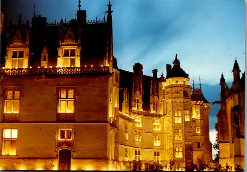 8256 - Frankreich - Meillant , Le chateau illuminé , En Berry , Route Jacques Coeur - nicht gelaufen
