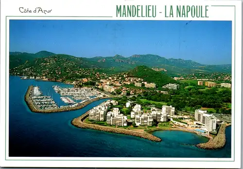 8266 - Frankreich - Mandelieu , La Napoule , Hotel et Casino , Port de Mandelieu la Napoule - gelaufen 1998