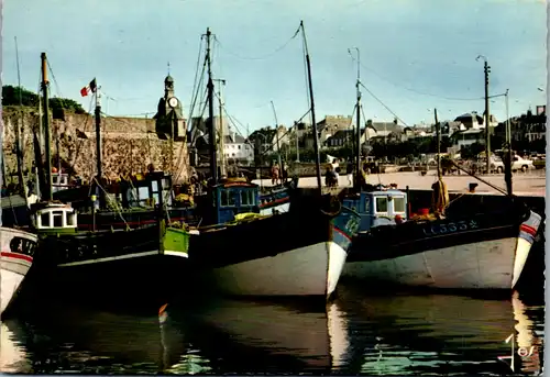 8273 - Frankreich - Concarneau , Bretagne , Chalutiers devant la Ville Close , Boot - nicht gelaufen