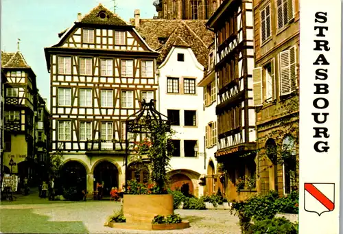 8277 - Frankreich - Strasbourg , Place du Marché aux Cochons de Lait - gelaufen 1976