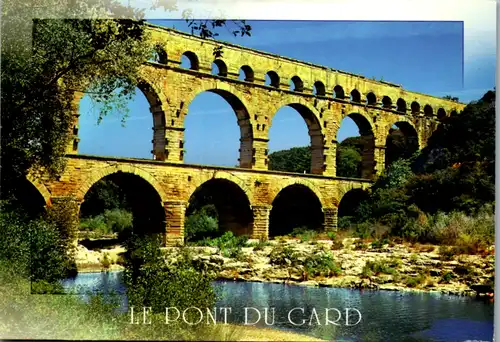 8286 - Frankreich - Le Pont du Gard , Brücke - gelaufen 2000