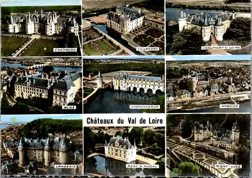 8325 - Frankreich - Val de Loire , Chateaux , Amboise , Villandry , Chambord , Langeais - nicht gelaufen