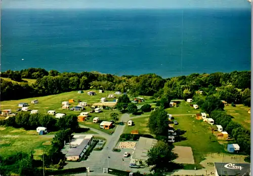 8328 - Frankreich - Houlgate , Camping Les Falaises , Vue sur l' entrée - gelaufen 1987