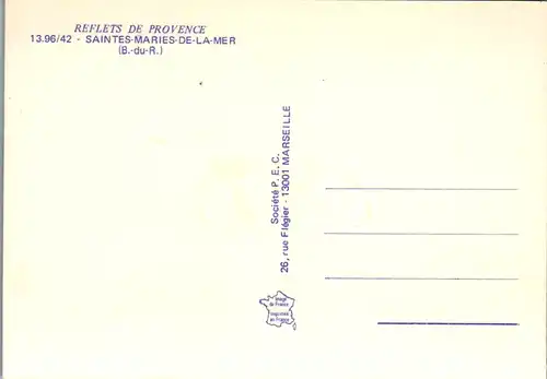 8335 - Frankreich - Saintes Maries de la Mer , Provence , Mehrbildkarte - nicht gelaufen