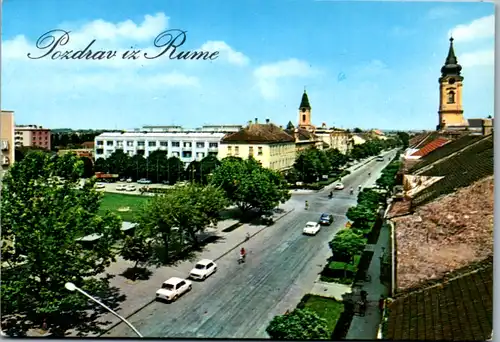 8336 - Serbien - Ruma , Ansicht Straße - nicht gelaufen