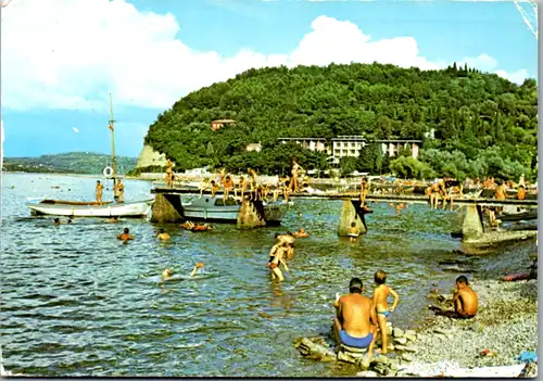 8362 - Slowenien - Fiesa , Piran , Portoroz , Strand - gelaufen 1980