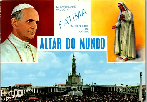 8367 - Portugal - Fatima , Altar du Mundo , Biografia dos primeiros acontecimentos - nicht gelaufen
