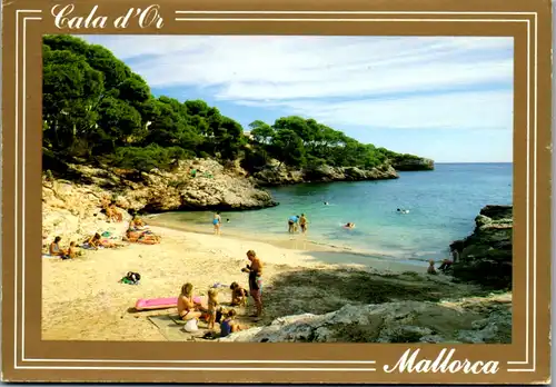 8376 - Spanien - Mallorca , Cala D' Or , Cala Esmeralda - gelaufen