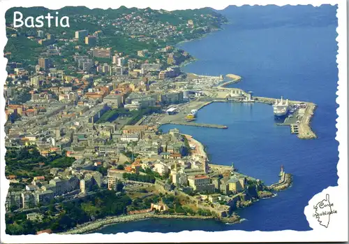 8386 - Frankreich - Bastia , Corse , Hafen - nicht gelaufen