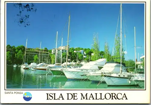 8395 - Spanien - Mallorca , Puerto Deportivo , Boot , Hafen - gelaufen