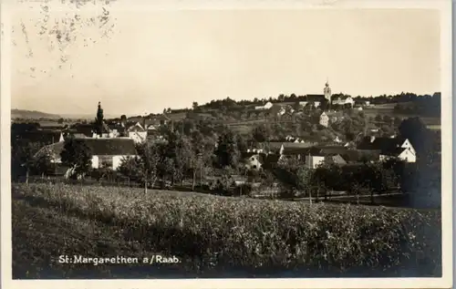 8417 - Steiermark - St. Margarethen an der Raab , Panorama - gelaufen 1930