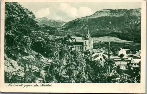 8453 - Steiermark - Mariazell gegen das Halltal  - gelaufen 1926