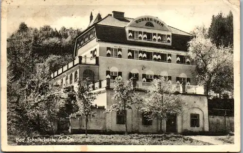 8459 - Oberösterreich - Bad Schallerbach , Dorrek Heim - gelaufen 1951