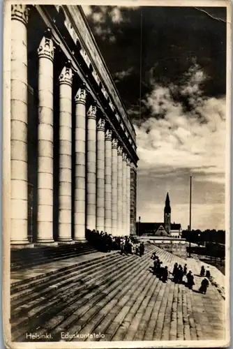 8460 - Finnland - Helsinki , Eduskuntatalo - gelaufen 1940