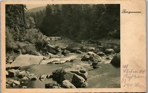 8463 - Österreich - Bergwasser , Bach , Fluss - gelaufen 1947