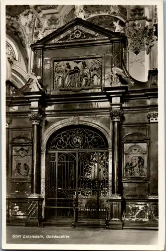 8473 - Schweiz - Einsiedeln , Stift , Gnadenaltar - gelaufen 1937