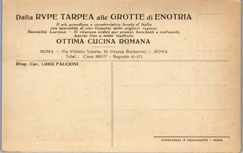 8476 - Italien - Dalla Rupe Tarpea alle Grotte di Enotria - nicht gelaufen