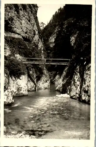 8477 - Niederösterreich - Tormäuer , Ötscher , Saubach , Brücke - gelaufen 1960