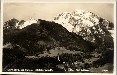 8481 - Salzburg - Dürnberg bei Hallein , Salzbergwerk , Hoher Göll , Panorama - gelaufen 1929