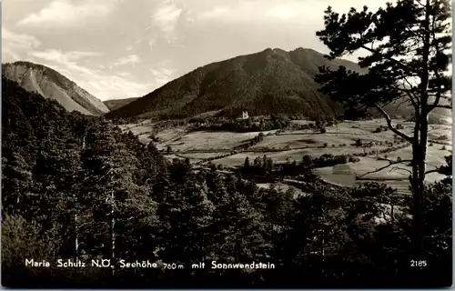 8488 - Niederösterreich - Maria Schutz mit Sonnwendstein - gelaufen 1965