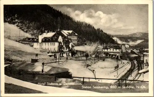 8490 - Niederösterreich - Semmering , Hotel Stefanie u. Dependance - nicht gelaufen