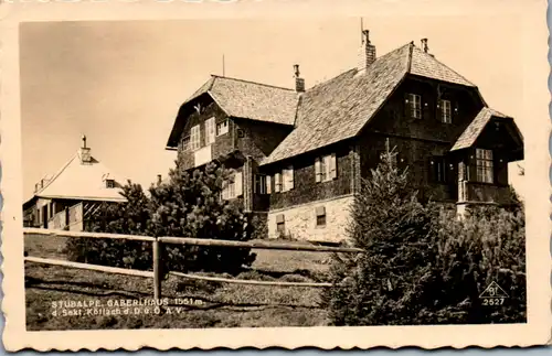 8497 - Steiermark - Stubalpe , Gaberlhaus - gelaufen 1934