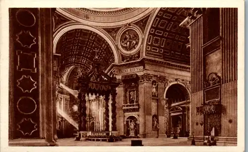 8515 - Italien - Roma , Basilica di S. Pietro , Altare - nicht gelaufen