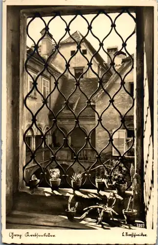 8527 - Steiermark - Graz , Innenhof , Fenster - nicht gelaufen 1940