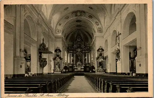 8553 - Deutschland - Altötting , Inneres der Basilika St. Anna - gelaufen 1932