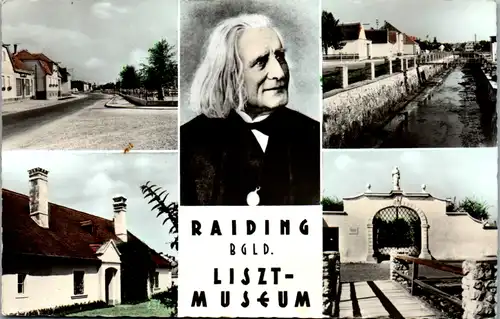 8559 - Burgenland - Raiding , Liszt Museum , Mehrbildkarte - nicht gelaufen