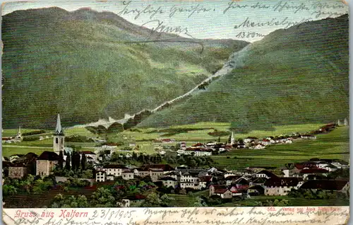 8561 - Italien - Kaltern , Panorama - gelaufen 1905