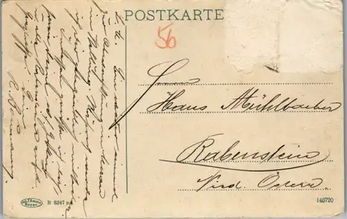 8582 - Italien - Meran , Merano , Panorama - gelaufen 1908