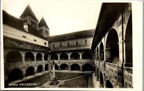 8591 - Steiermark - Seckau , Abtei Seckau , Kreuzgang - gelaufen 1932